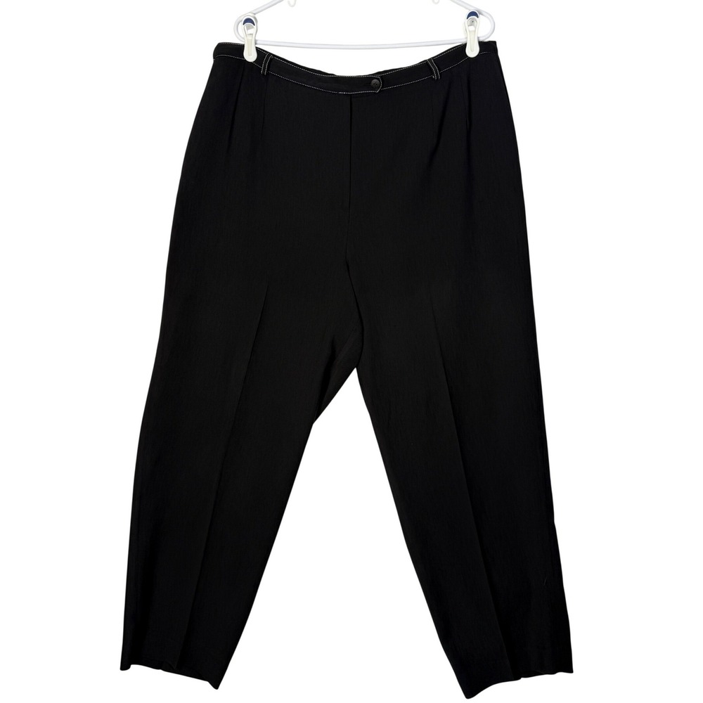 Ingenuity Plus Women's Lined Black Polyester Pants Size 16W‎